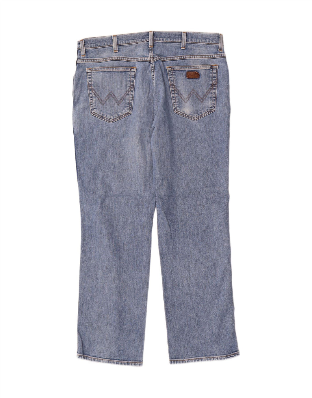 Wrangler Mens Texas Stretch Straight Jeans W36 L30 Blue Cotton