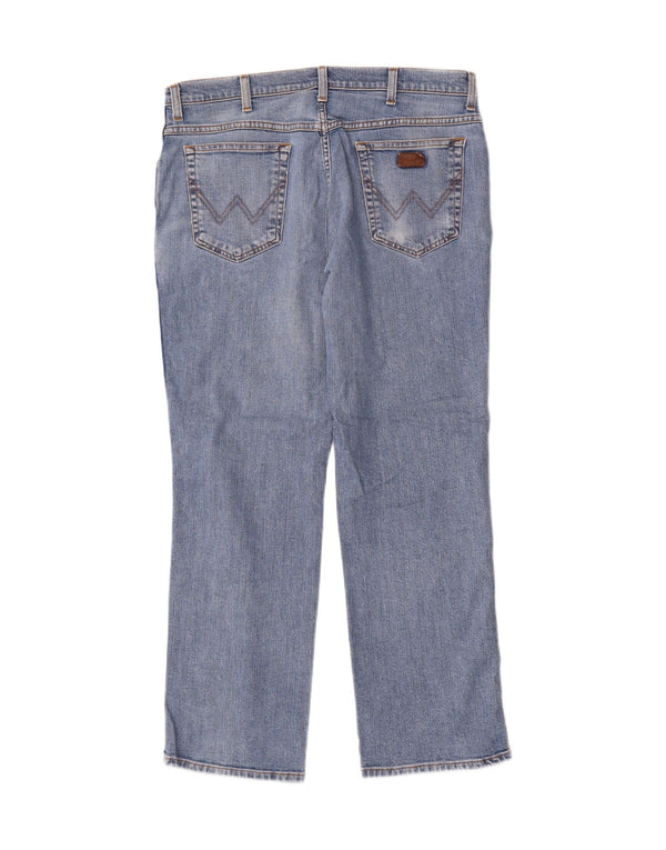 Мужские прямые джинсы Wrangler Texas Stretch W36 L30, синий хлопок