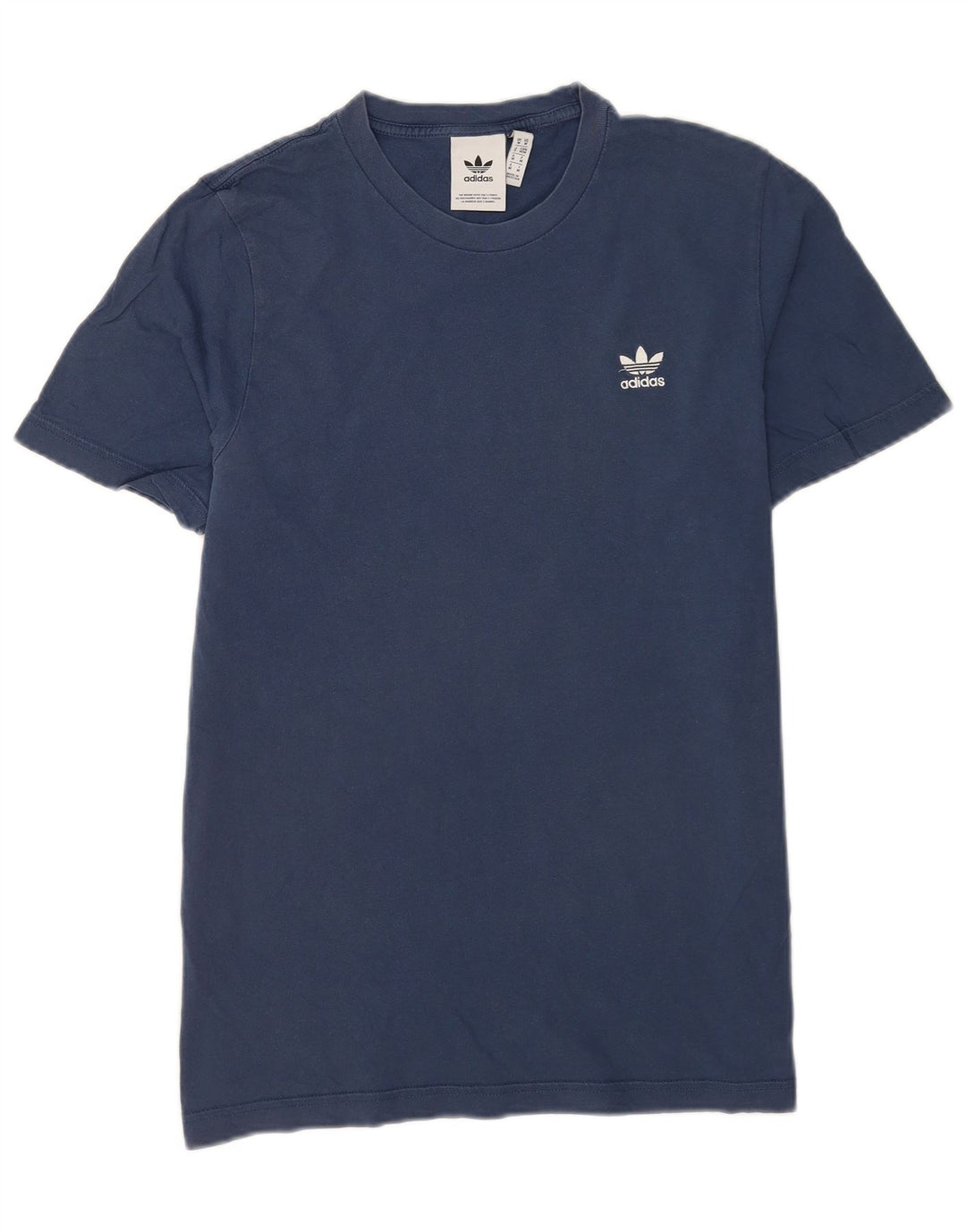 Adidas Herren T-Shirt Top Medium Marineblau Baumwolle