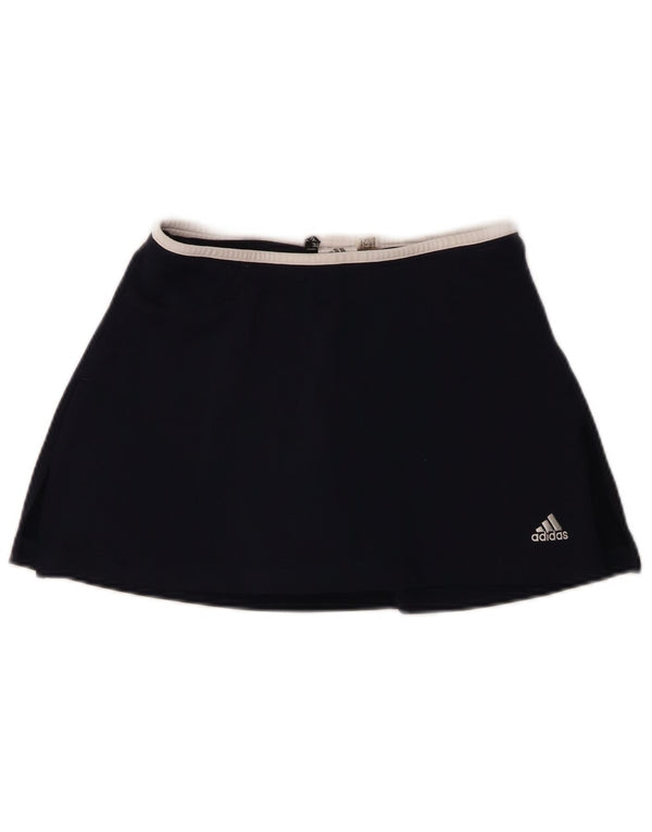 Adidas Feminino Climalite Skort UK 10 Pequeno W28 Azul Marinho Nylon