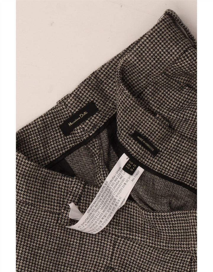 MASSIMO DUTTI cropped bukser til kvinder EU 40 Medium W30 L25 Grå