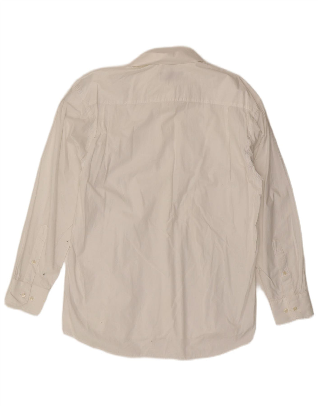 Pierre Cardin Mens Shirt Size 41/42 Large White Cotton