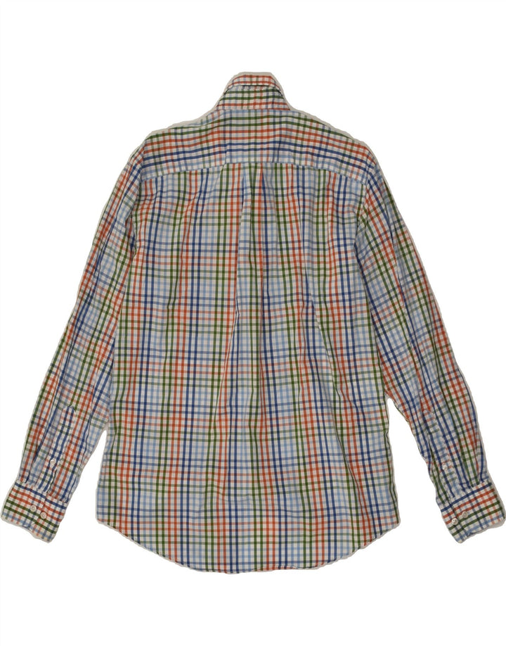 VINTAGE Mens Shirt Medium Multicoloured Check Cotton | Vintage Vintage | Thrift | Second-Hand Vintage | Used Clothing | Messina Hembry 