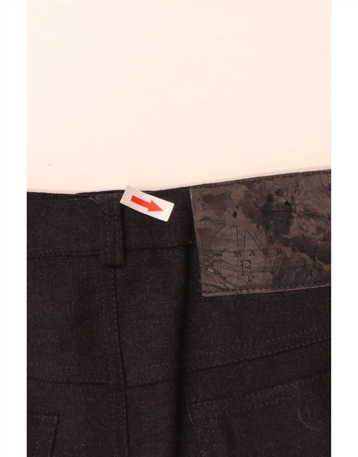 Marella Womens Mini Skirt UK 10 Small W28 Black Wool
