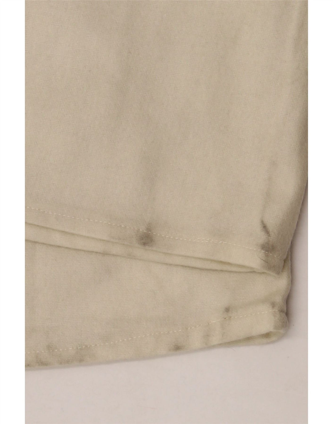VINTAGE Womens Bootcut Casual Trousers W30 L34 Beige