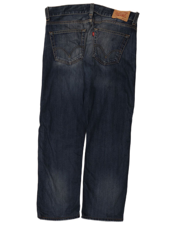 Levi's Mens 506 Standard Fit Straight Jeans W36 L28 Μπλε βαμβακερό