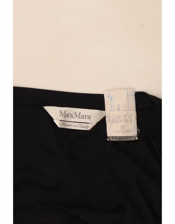 Max Mara Camicetta da donna Top UK 10 Small Nero