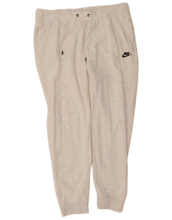 Nike Pantalon de survêtement pour femme Joggers UK 18 XL Coton moucheté gris