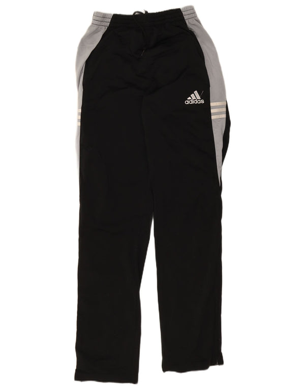Adidas Pantalones de chándal para hombre UK 36/38 Small Negro Colorblock Poliéster