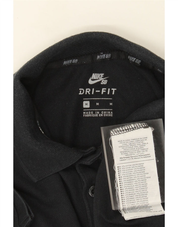 Nike Herren Dri Fit Poloshirt Mittelschwarze Baumwolle