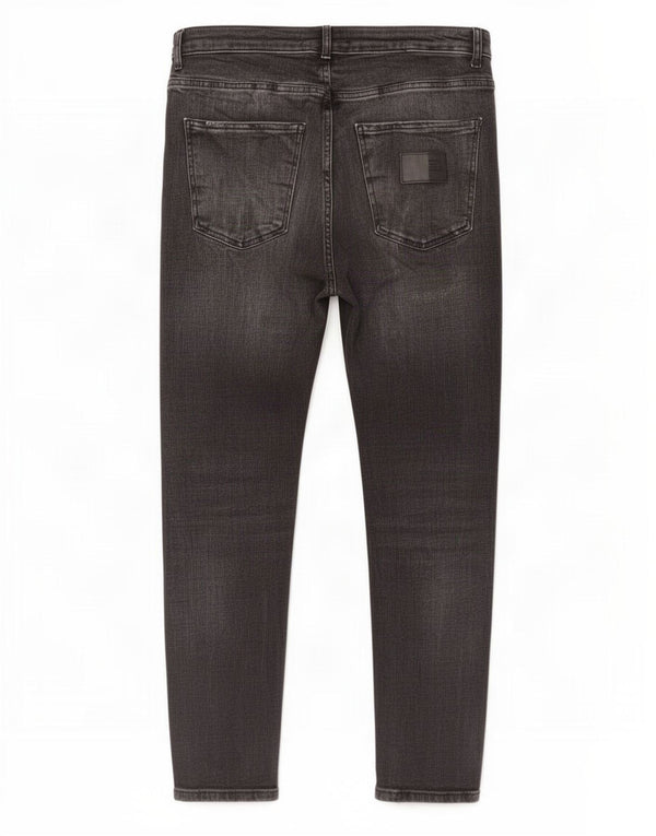 Jeans skinny effetto consumato Zara da uomo EU 42 Large W32 L27 Cotone grigio
