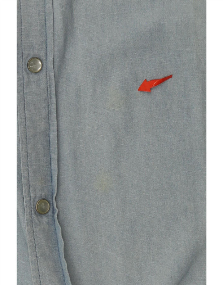 LEVI'S Mens Denim Shirt Large Blue Cotton