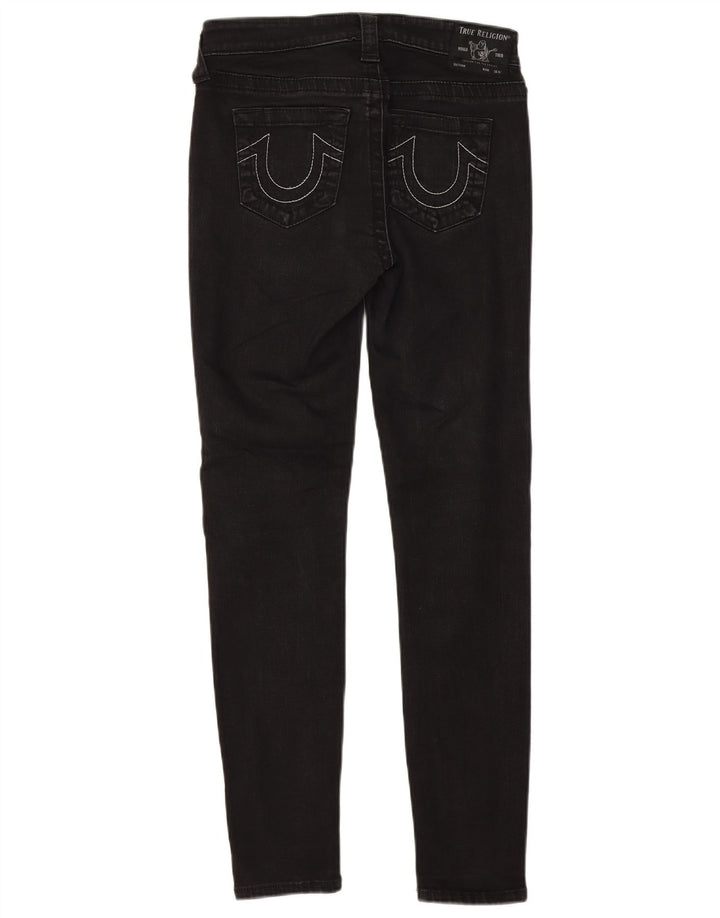 True Religion Womens Skinny Jeans W28 L28 Black