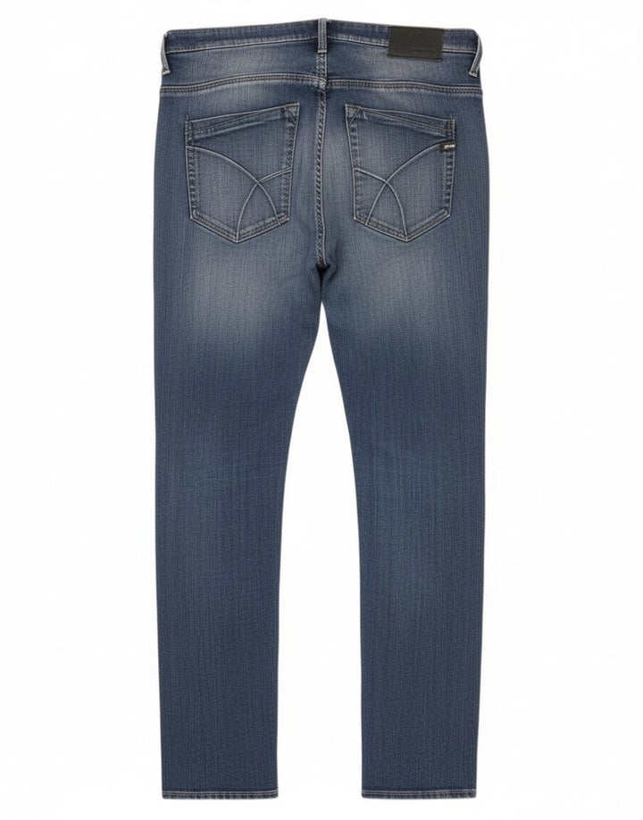 Gas Womens Slim Jeans W26 L30 Blue Cotton