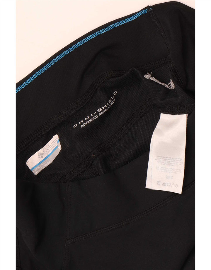 Columbia Womens Omni-Shield Capri Leggings UK 12 Medium Black Polyester