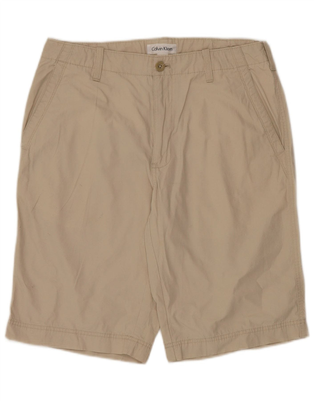 CALVIN KLEIN Pantaloncini chino da uomo W32 Cotone beige medio