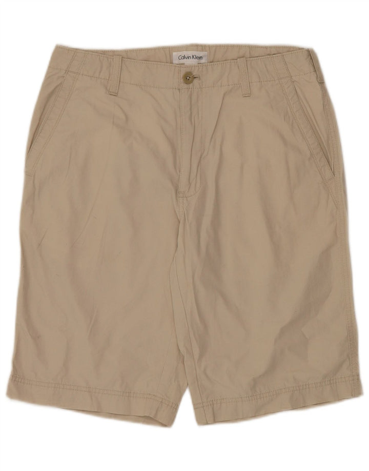 CALVIN KLEIN Pantaloncini chino da uomo W32 Cotone beige medio