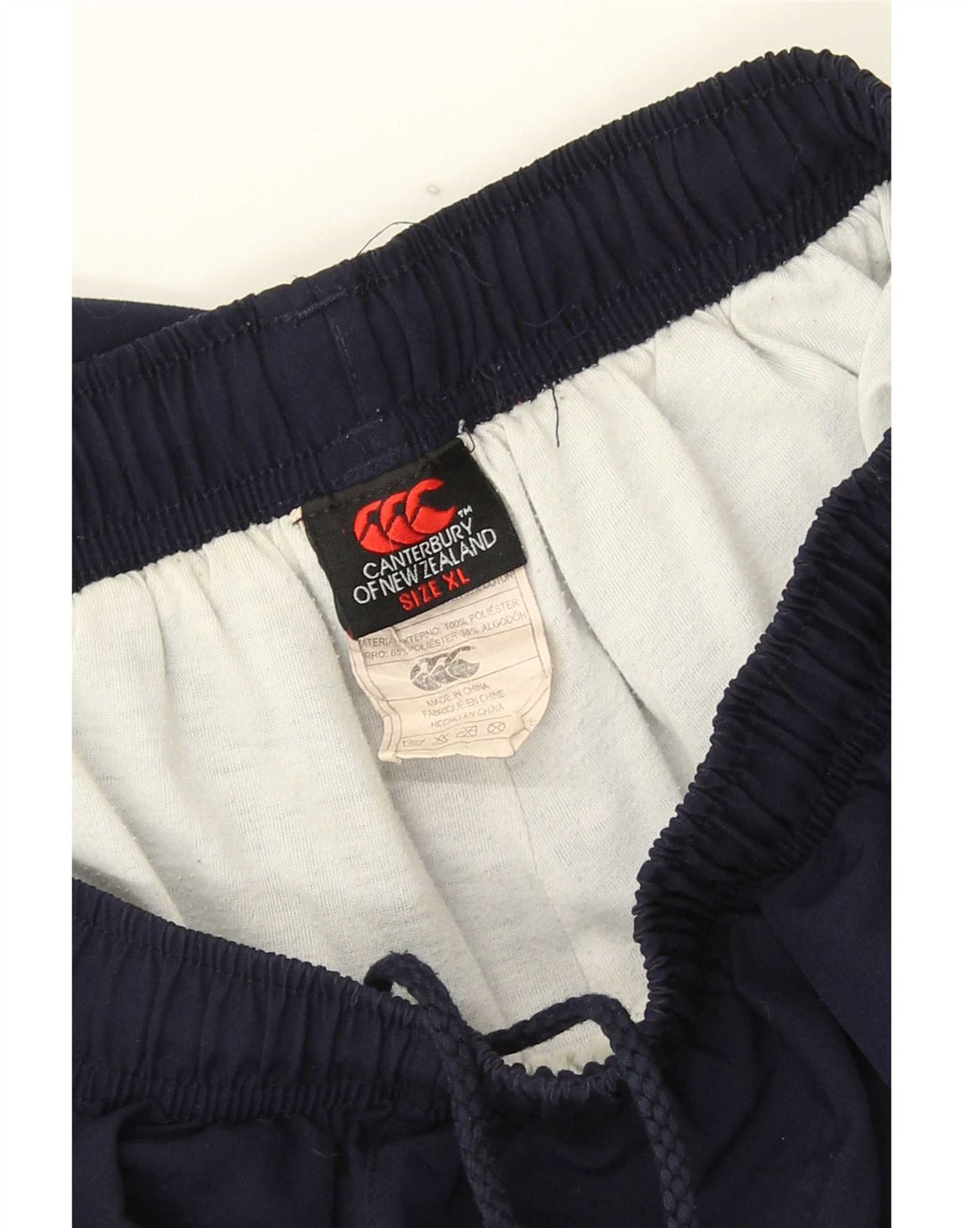 Canterbury Mens Tracksuit Trousers Joggers XL Navy Blue Polyester
