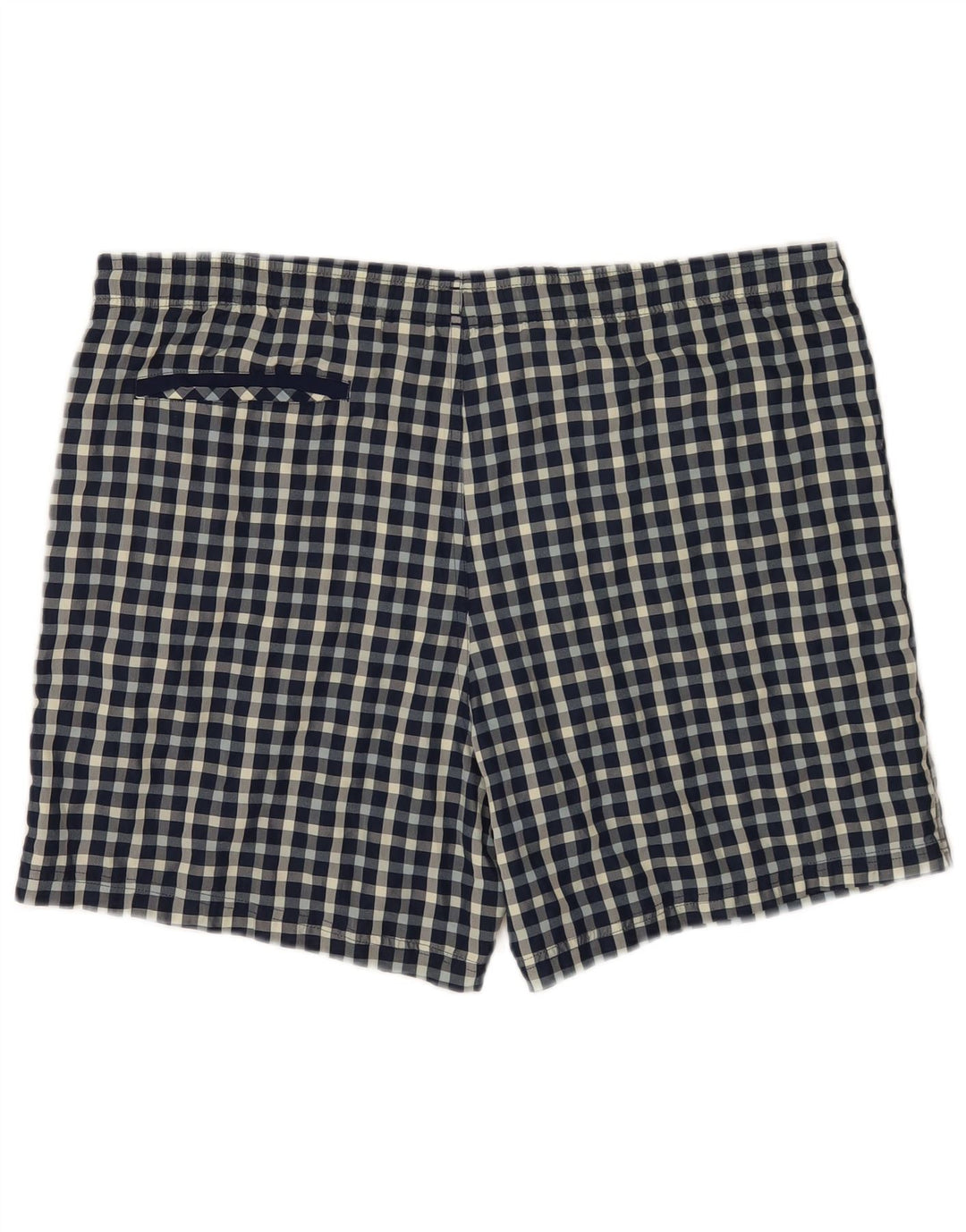 Adidas Herren Regular Badeshorts, groß, blau kariert, Polyester