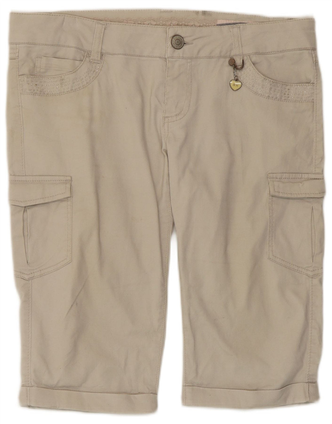 Silvian Heach Женские шорты карго IT 46 Large W34 Бежевые