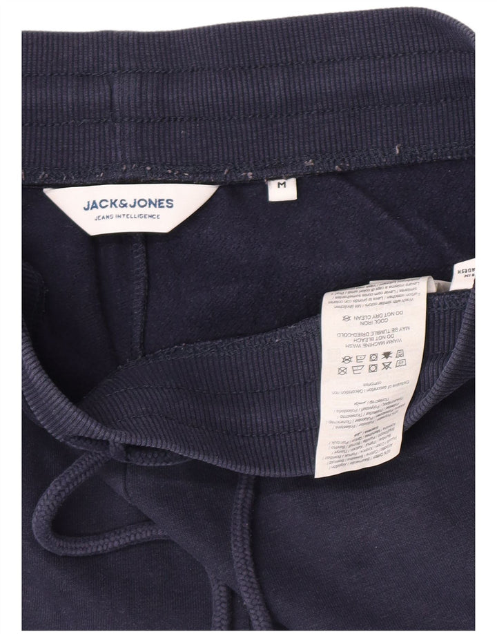 Jack & Jones Mens Graphic Tracksuit Trousers Joggers Medium Navy Blue