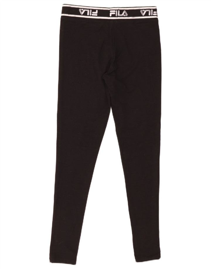 Leggings grafici da donna FILA UK 12 medio nero