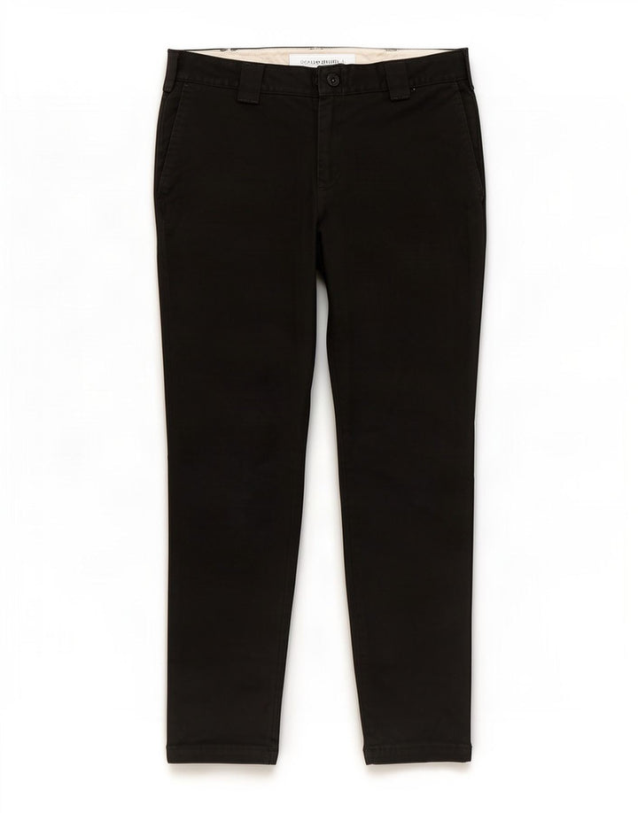 Dickies muške ravne chino hlače W34 L32 crni poliester