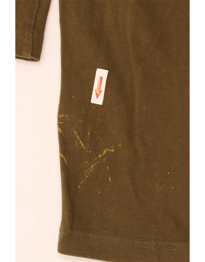 Puma Herre Top Langærmet Medium Khaki Bomuld