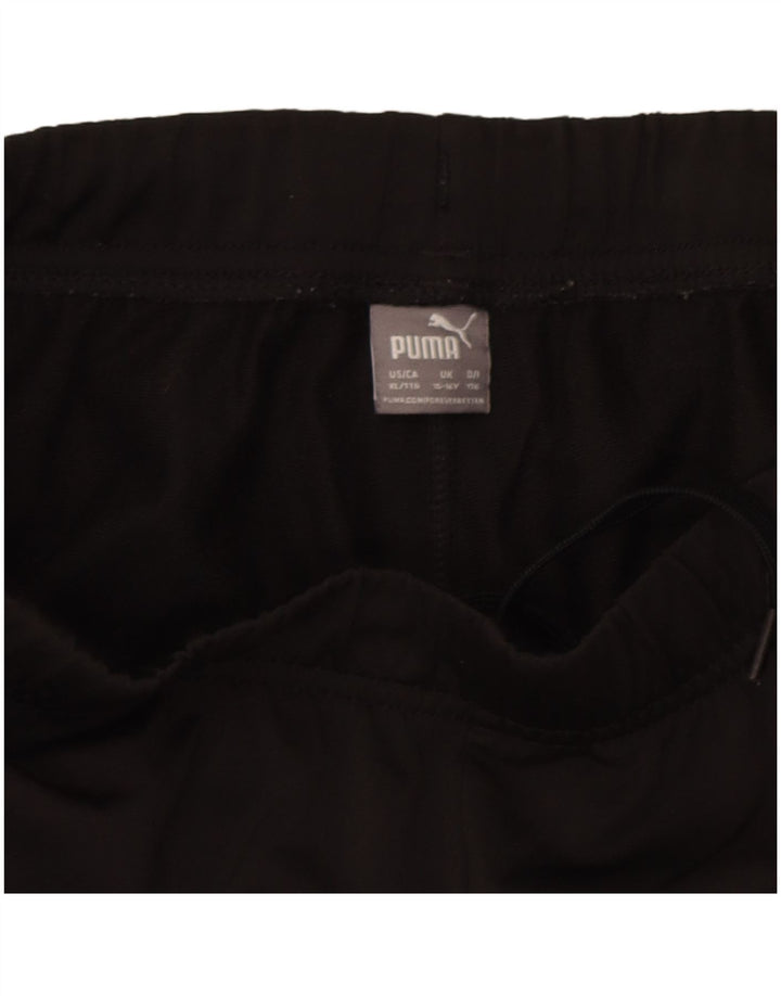 Puma Boys Tracksuit Trousers Joggers 15-16 Years Black