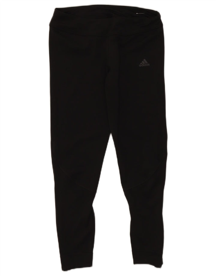 Adidas Womens Climacool Leggings UK 12/14 Medium  Black Polyester