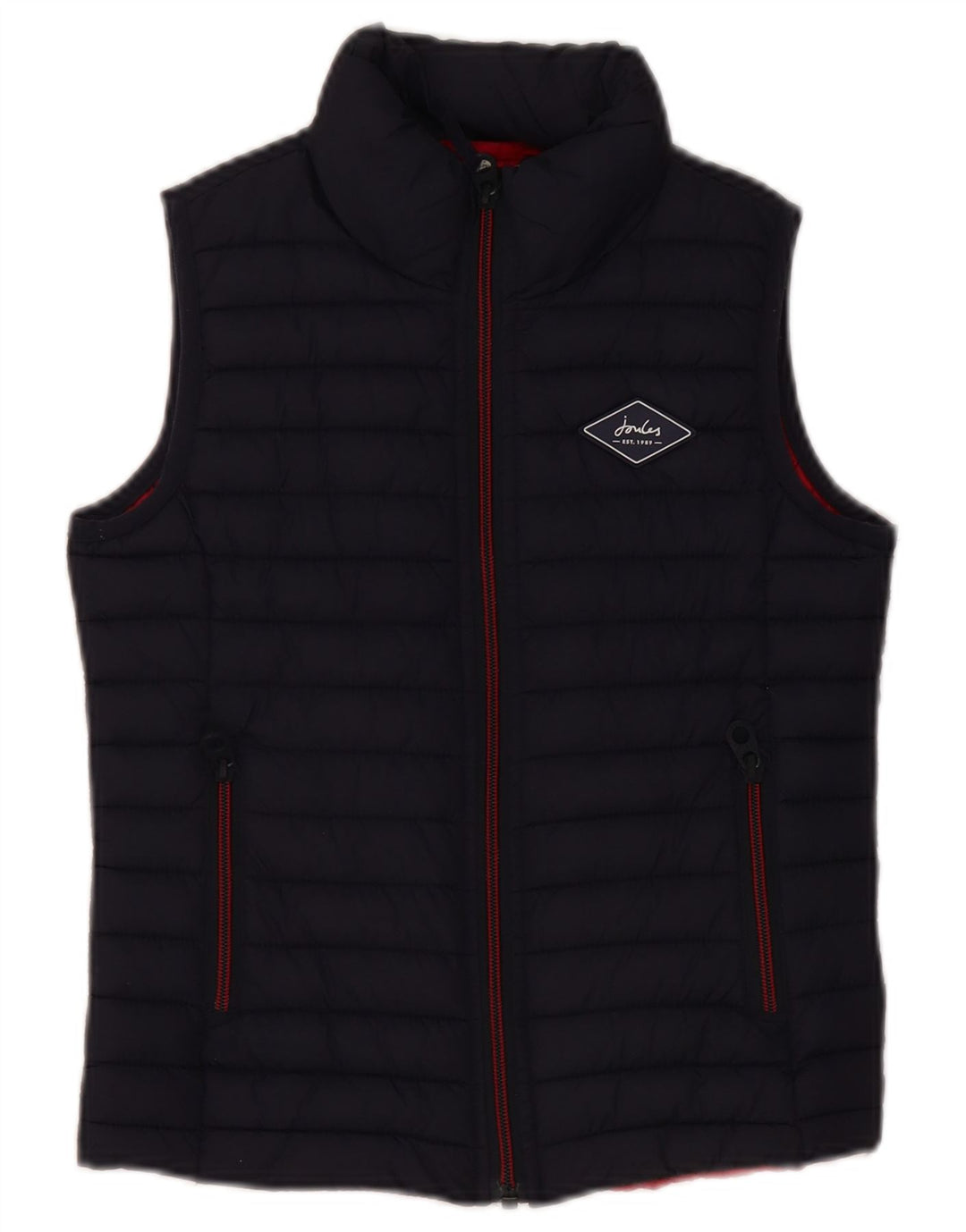 Joules Boys Polstret Gilet 5-6 år marineblå polyamid