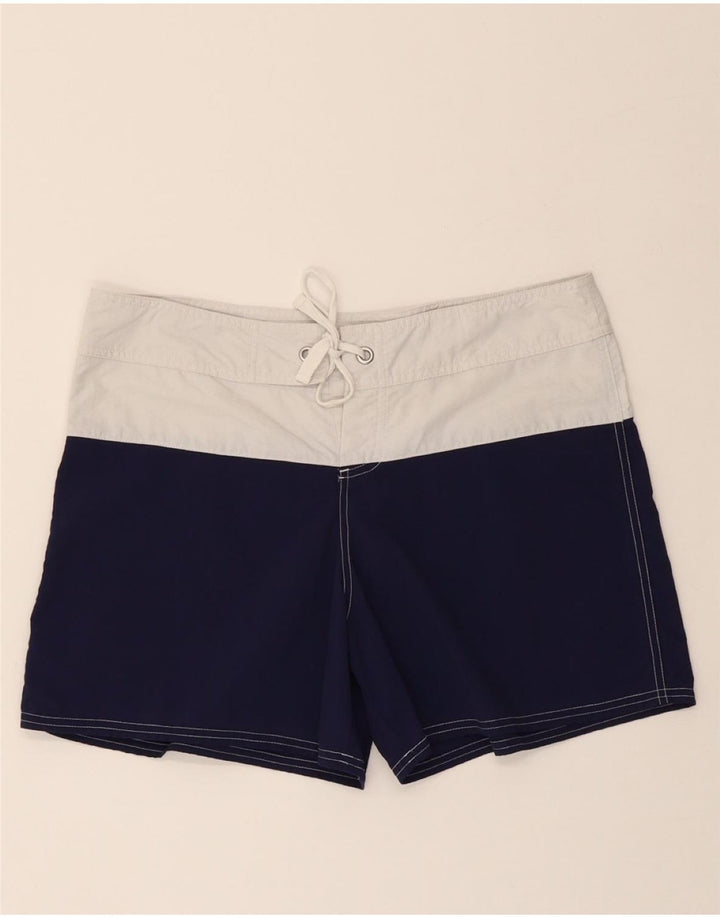 TOMMY BAHAMA Mens Swimming Shorts Medium Navy Blue Colourblock Nylon Vintage Tommy Bahama and Second-Hand Tommy Bahama from Messina Hembry 