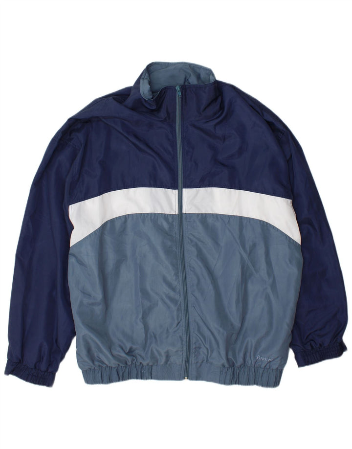 Giacca sportiva da uomo Active XL Poliestere color block blu navy