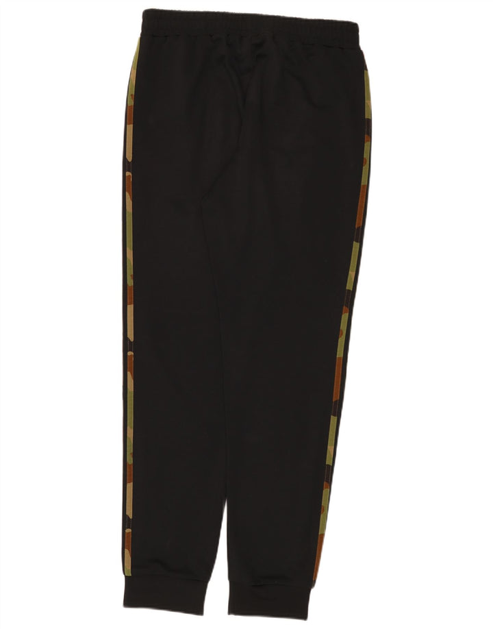 Adidas Womens Graphic Tracksuit Trousers Joggers Medium Black Colourblock