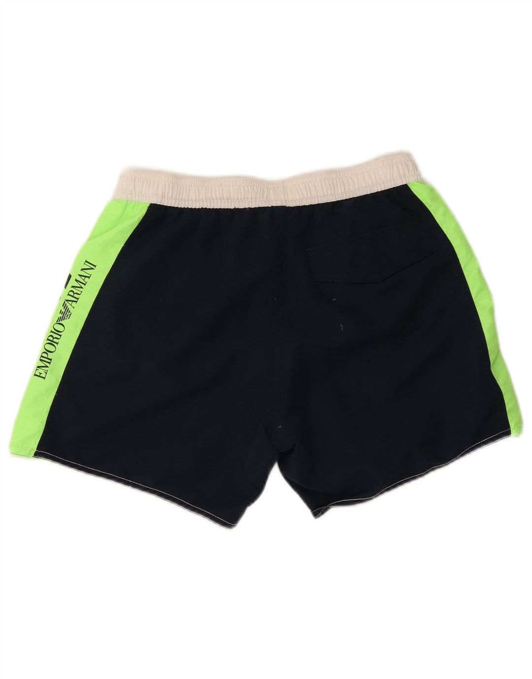 Emporio Armani Mens Swimming Shorts EU 48 Medium Multicoloured Colourblock