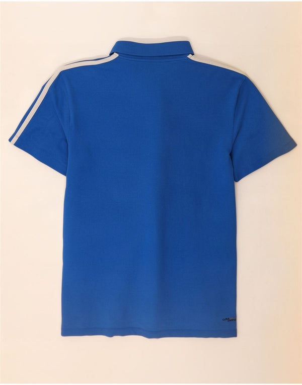 Tricou polo Adidas Clima 365 pentru bărbați, bumbac albastru 2XL