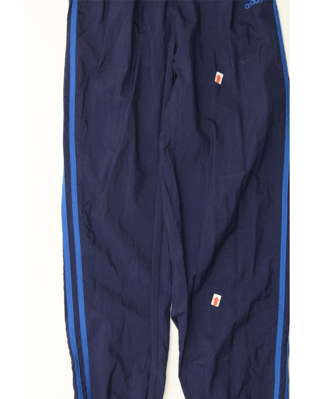 ADIDAS Mens Tracksuit Trousers Joggers Small  Navy Blue Vintage Adidas and Second-Hand Adidas from Messina Hembry 