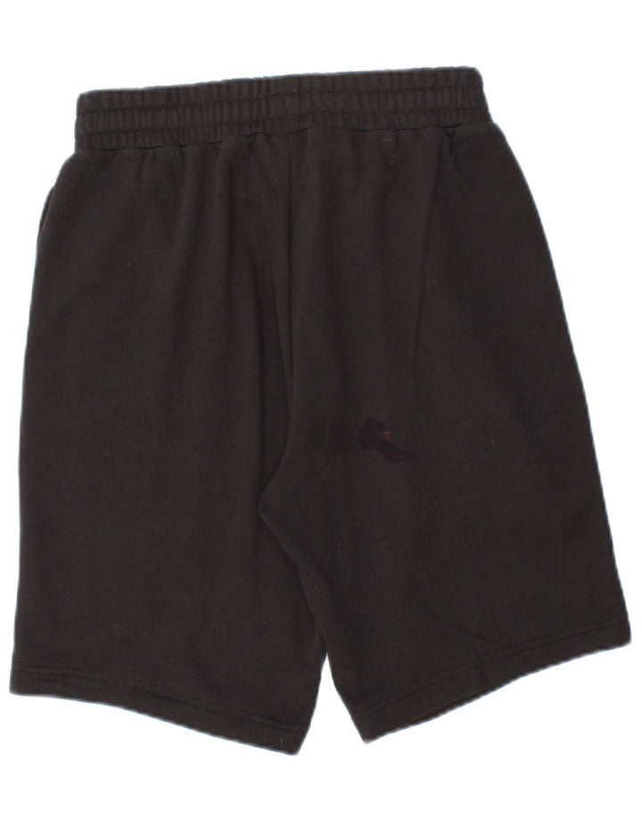 Puma Short de sport graphique pour homme, petit, noir, coton