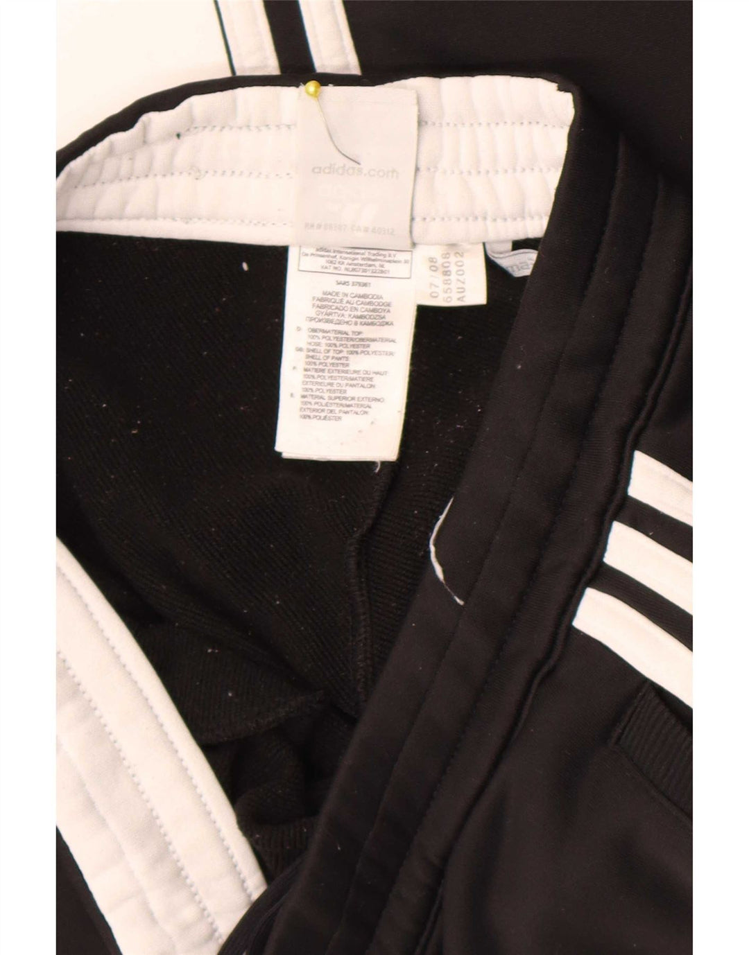 Adidas Womens Clima 365 Tracksuit Trousers UK 8 Small  Black Polyester