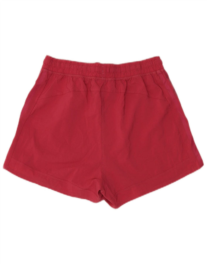 Adidas Womens Sport Shorts UK 10 Small Pink Polyester