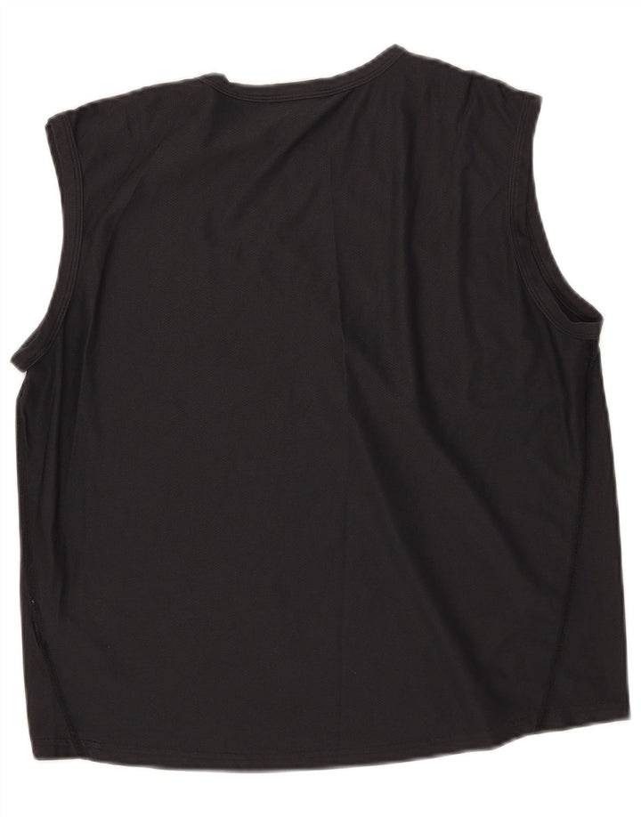 Nike Mens Vest Top UK 39/41 Medium Black Polyester