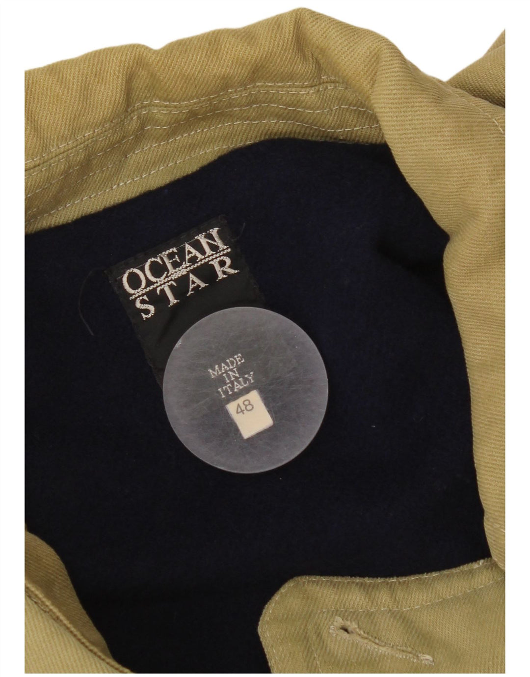 Ocean Star Womens Loose Fit Windbreaker Jacket IT 48 Medium Khaki