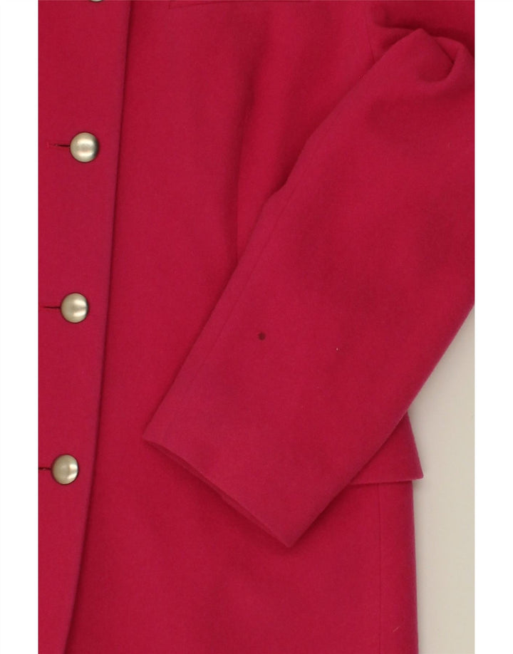 BETTY BARCLAY Womens Longline 5 Button Blazer Jacket UK 12 Medium  Pink Vintage Betty Barclay and Second-Hand Betty Barclay from Messina Hembry 