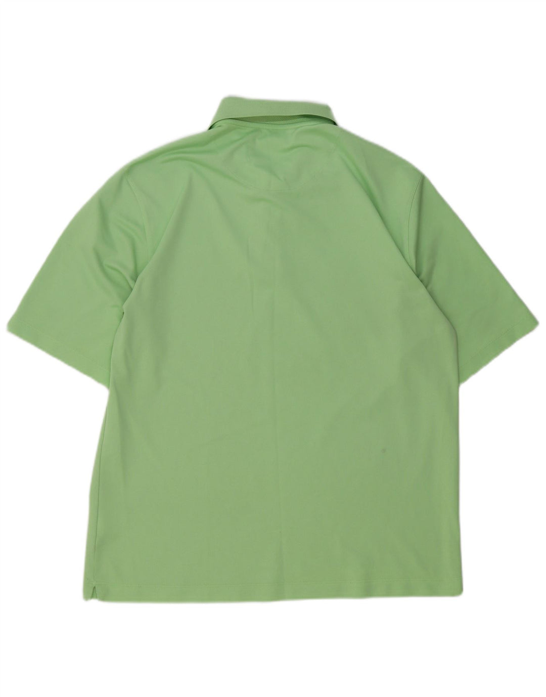 Nike Mens Polo Shirt UK 42/44 Large Green Polyester