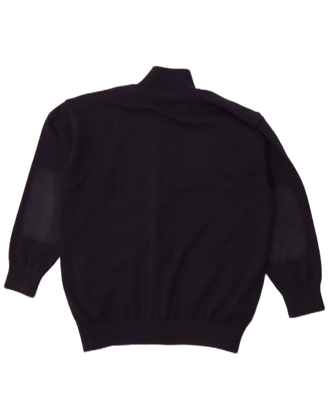 BLUE DRAKE Herre cardigan sweater XL Marineblå Uld