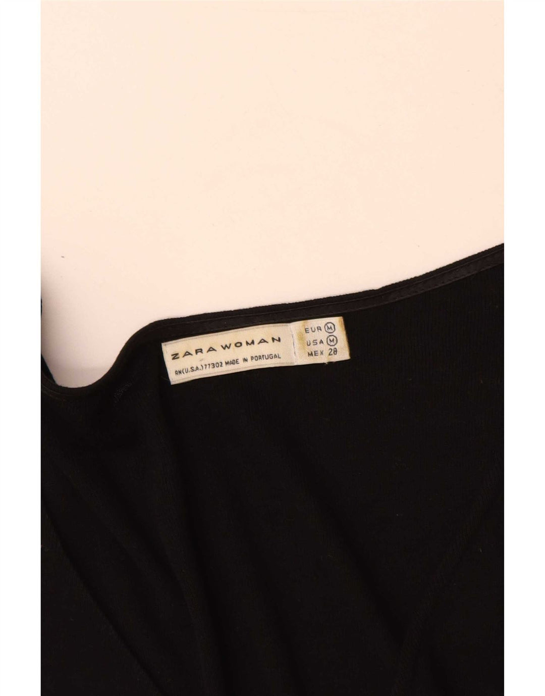 Bluză pentru femei Zara UK 12 Medium Black Colorblock Lyocell
