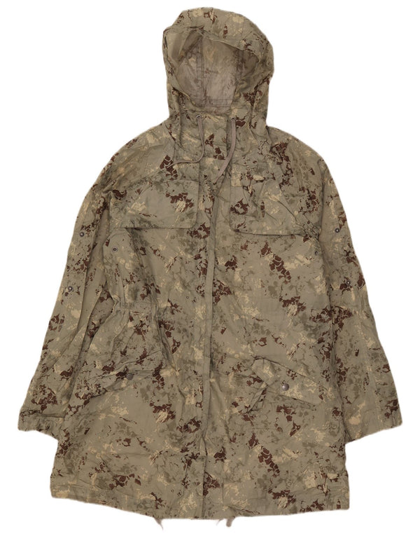 Topshop Γυναικείο μπουφάν Parka με κουκούλα UK 8 Small Green Camouflage Polyester
