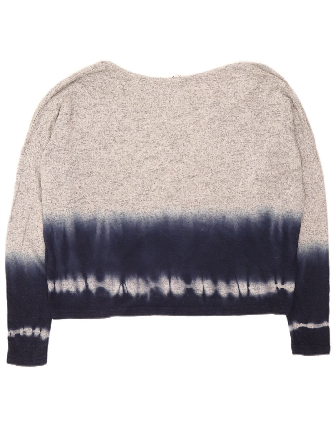 Roxy Womens Oversized Top Langærmet UK 10 Small Grey Tie Dye Viscose