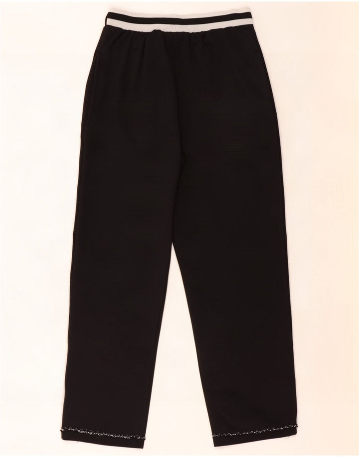 Fila Mens Tracksuit Trousers Large Black Colourblock Polyester