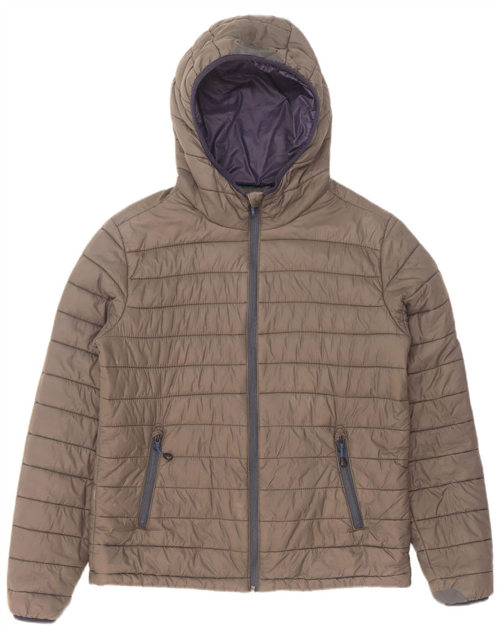 North Sails Ανδρικό μπουφάν με κουκούλα UK 36 Small Grey Nylon